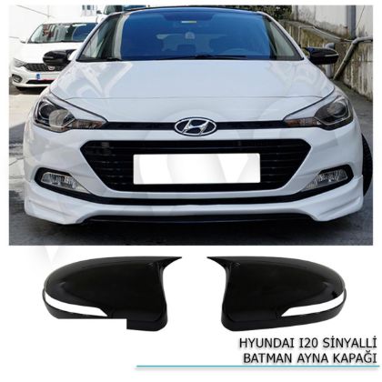 2014-2020 Hyundai I20 Yarasa Ayna Kapağı Sinyalli resmi